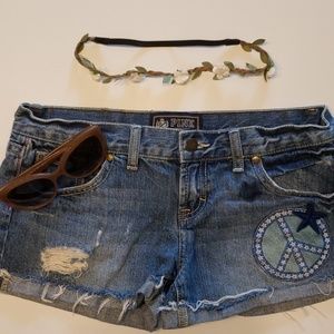 VS Pink denim cutoff shorts - size 4